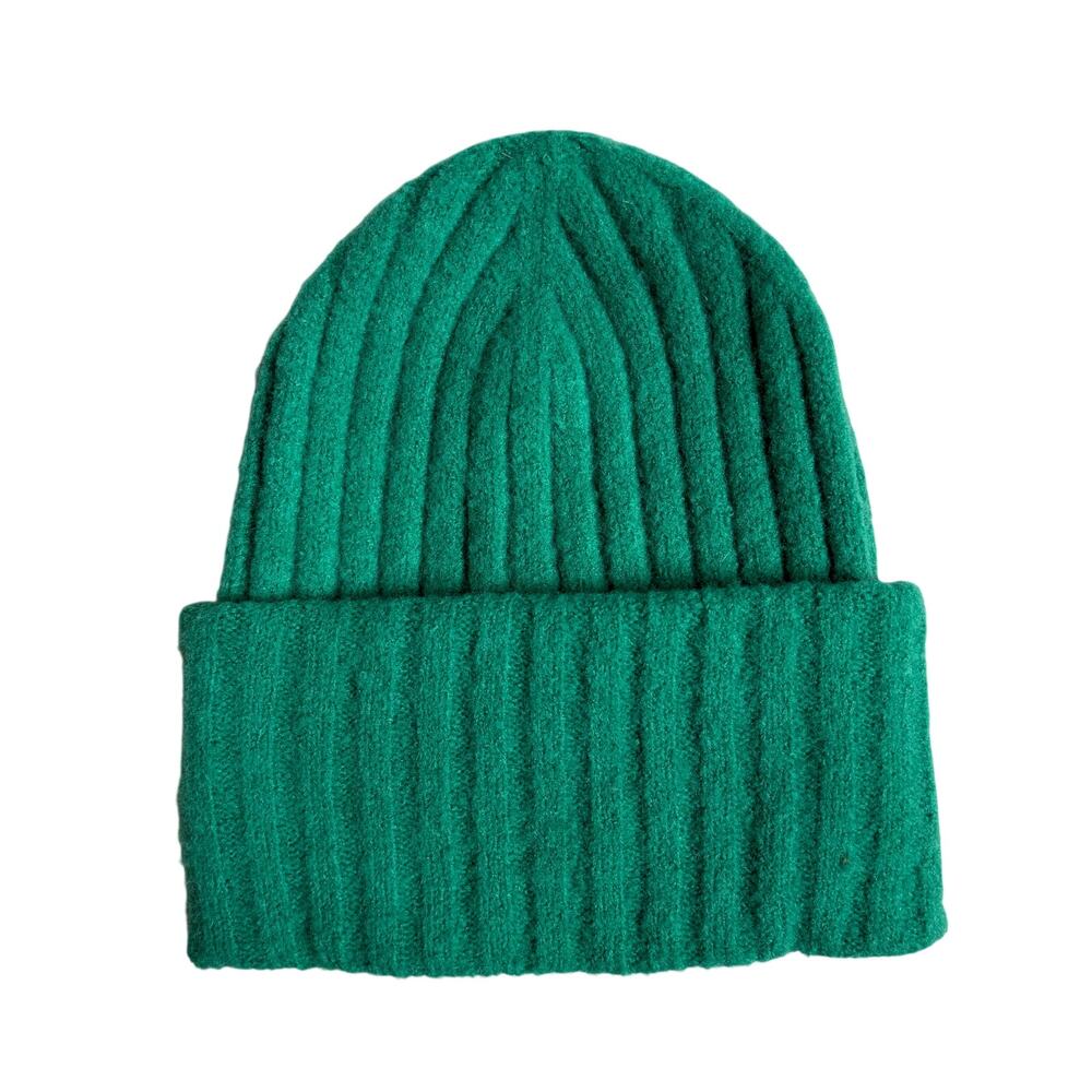 Mauve by Anthropologie Ribbed Beanie (Green)